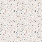 Ivory Terrazzo Basic Peel and Stick Removable Wallpaper
