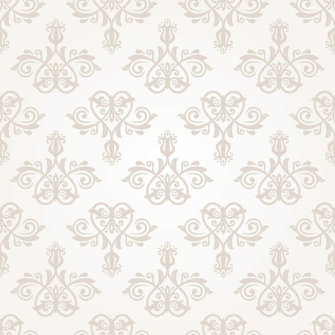 Taupe Damask Basic Removable Wallpaper 6297| Walls By Me