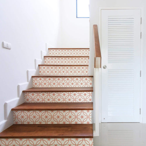 Brown and Beige Geometric Basic Peel and Stick Removable Wallpaper