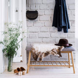 Beige Faux Brick Peel and Stick Removable Wallpaper 9442