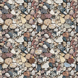 Blue and Brown Stone Texture Peel and Stick Removable Wallpaper
