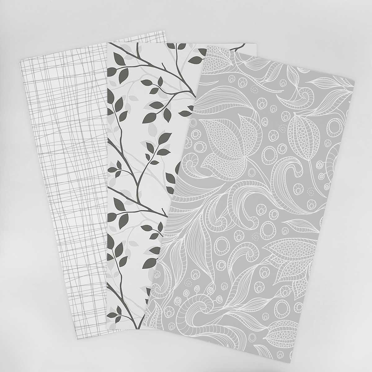 Wallpaper Sample for Bathroom Black and White , Gray and Similar Tones