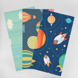 Wallpaper Sample for Kids Blue and Similar Tones 001