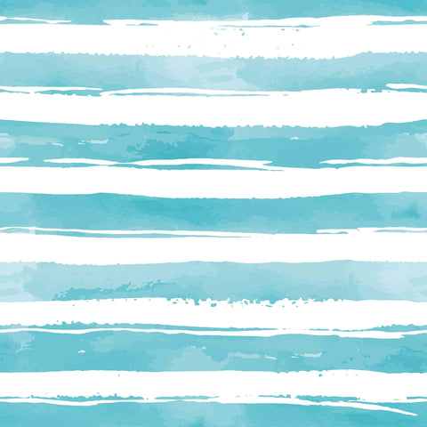 Blue and White Striped Peel and Stick Removable Wallpaper