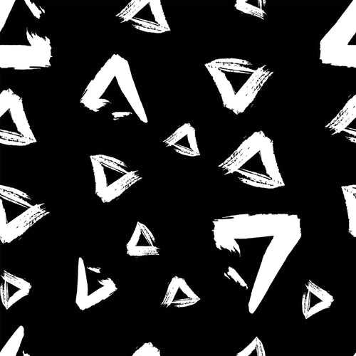 Black Pattern Teens Peel and Stick Removable Wallpaper