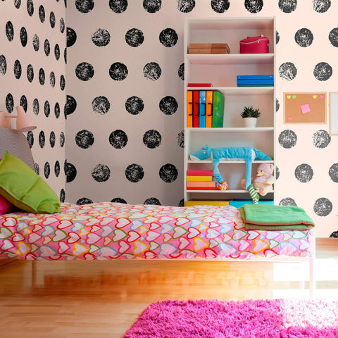 Beige Geometric Teens Peel and Stick Removable Wallpaper