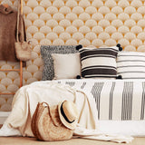 Art Deco Boho Geometric Peel and Stick Removable Wallpaper