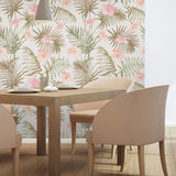 Natural Botanical Floral Removable Wallpaper 3803| Walls By Me