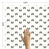 Black and White Pattern Geometric Removable Wallpaper 0066| Walls By Me