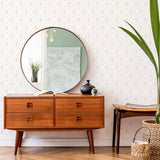 Yellow Lattice Peel and Stick Removable Wallpaper for sale