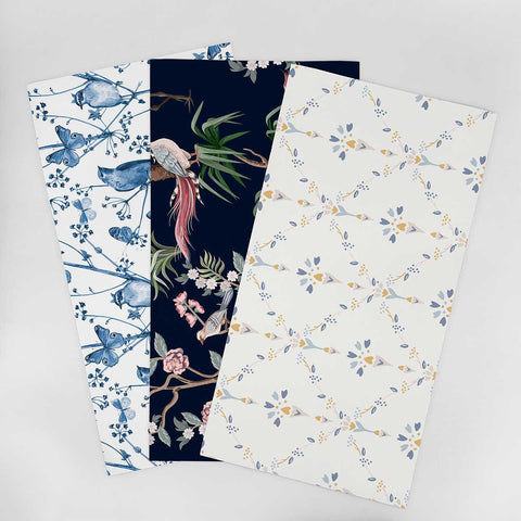 Wallpaper Sample for Bedroom Blue and Similar Tones 002