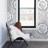 White and Grey Fish Nautical Removable Wallpaper 0518| Walls By Me