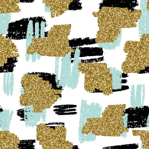 Gold and Teal Teens Removable Wallpaper 1944| Walls By Me