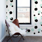 Gold and Green Texture Teens Peel and Stick Removable Wallpaper