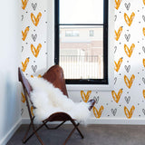 White Teens Removable Wallpaper 5135| Walls By Me
