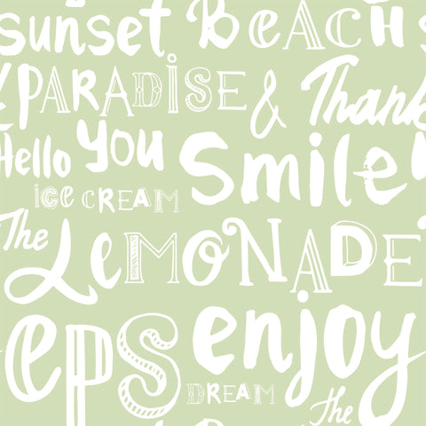 Wallpaper Sample for Kids Green and Similar Tones 003