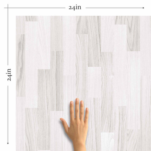 Grey Wood Peel and Stick Removable Wallpaper