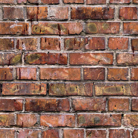 Red Brick Texture Peel and Stick Removable Wallpaper