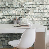 Turquoise Brick Texture Removable Wallpaper 8923| Walls By Me