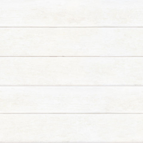 White Ivory Faux Shiplap Texture Peel and Stick Removable Wallpaper