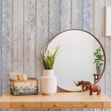 Grey Faux Wood Peel and Stick Removable Wallpaper 6818