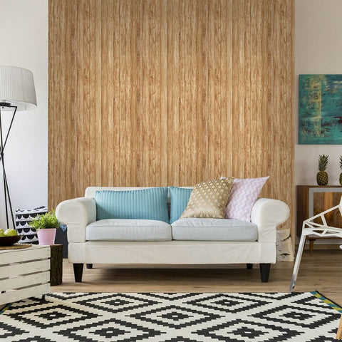 Brown Wood Texture Removable Wallpaper 7703| Walls By Me