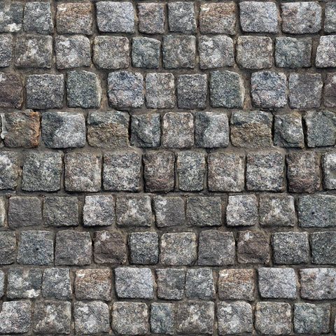 Brown and Grey Stone imitation Peel and Stick Removable Wallpaper