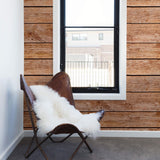 Brown Shiplap Peel and Stick Removable Wallpaper