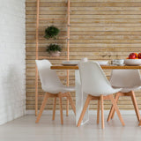 White Shiplap Textured Removable Wallpaper 365a | Walls By Me
