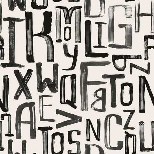 Wallpaper Sample for Kids Black and White , Gray and Similar Tones 003