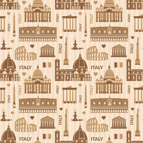 Brown Travel Themed Removable Wallpaper 3473| Walls By Me
