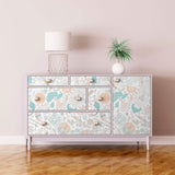 White Asian Themed Removable Wallpaper 5651| Walls By Me
