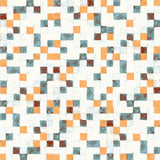 Teal Geometric Tile Adhesive Removable Wallpaper 9792| Walls By Me