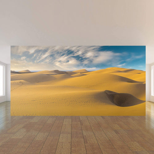 Brown Desert Landscape Peel and Stick Removable Wall Mural 0612