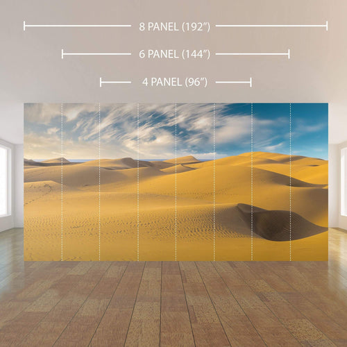Brown Desert Landscape Peel and Stick Removable Wall Mural 0612