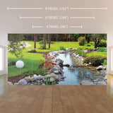 Green Garden Peel and Stick Removable Wall Mural 9437