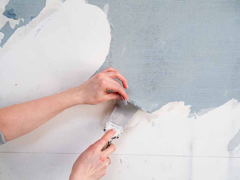 How to remove wallpaper glue when changing your ambient