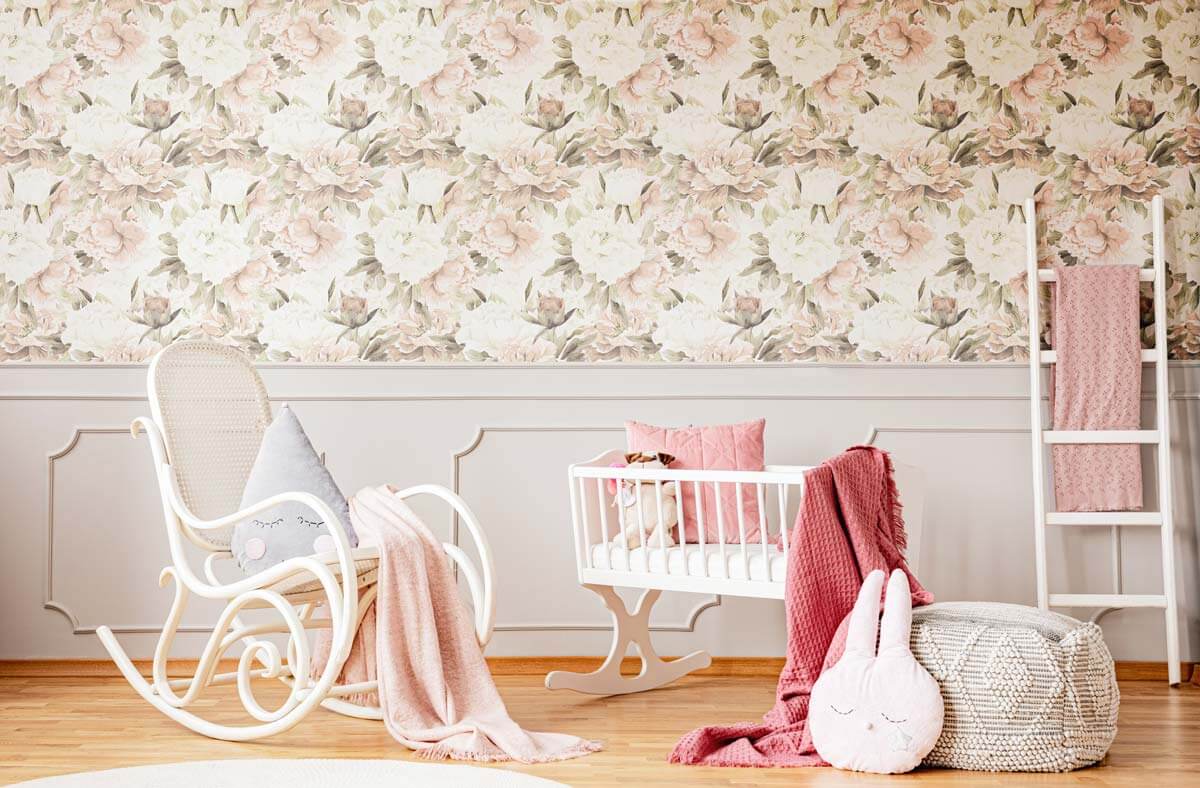 48 Nursery Wallpaper for Girls  WallpaperSafari