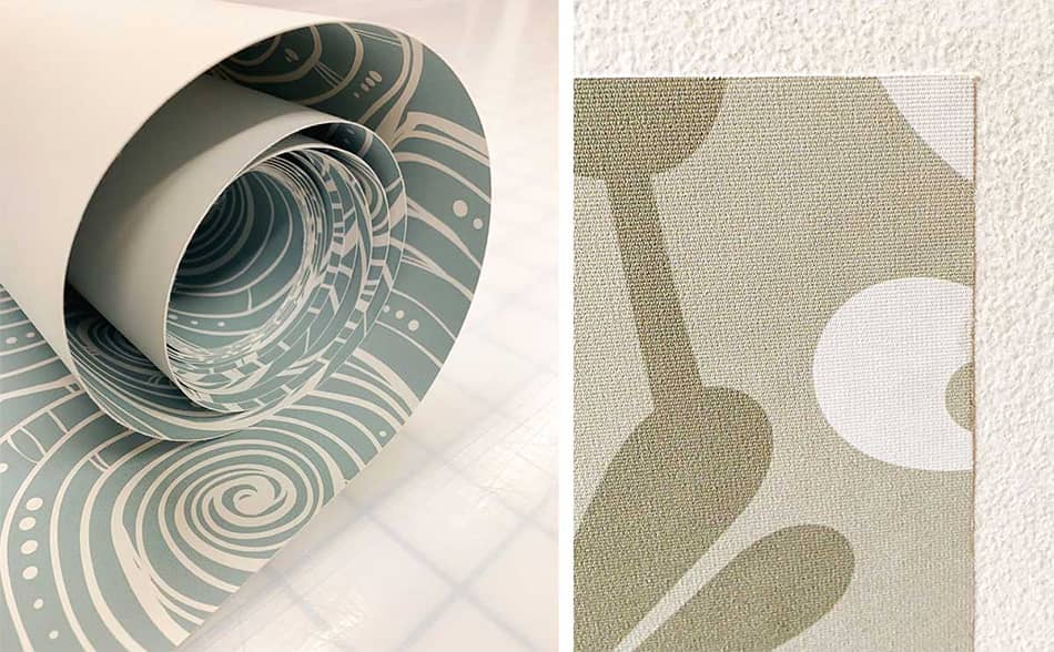 Fabulous In Fabric: A Quick Guide To Removable Fabric Wallpaper