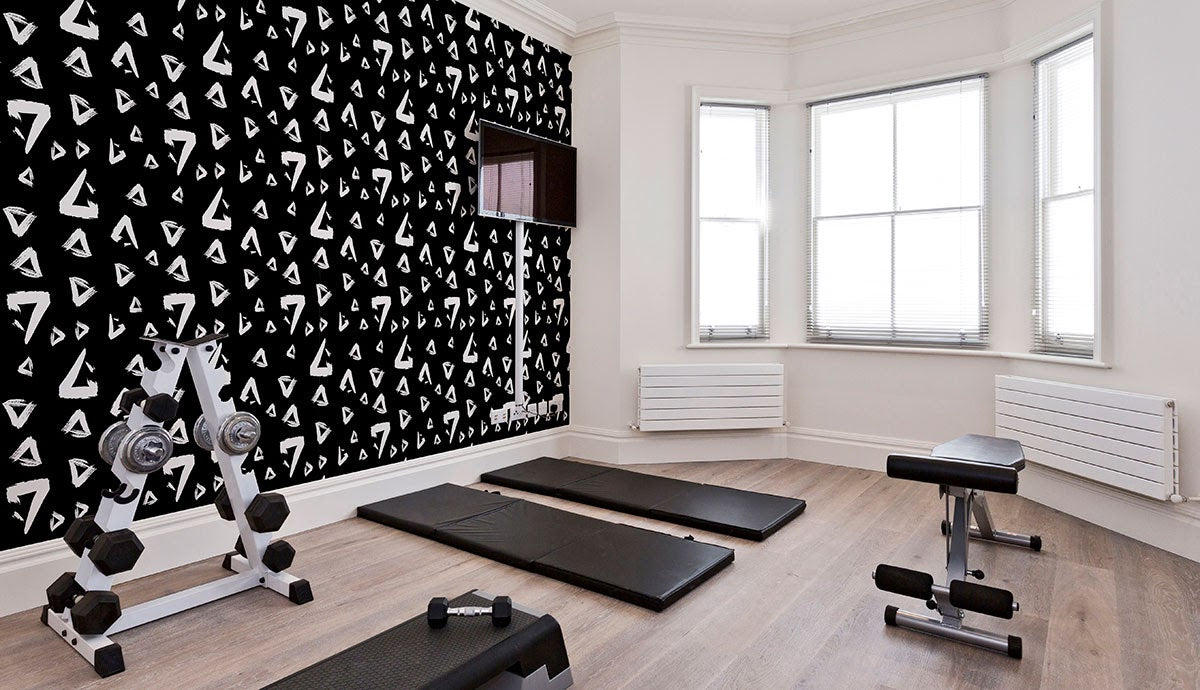 Decorating A Home Gym | Inspiration From Walls By Me