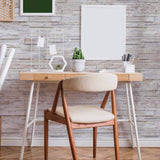 Beige Faux Stone Peel and Stick Removable Wallpaper 7227