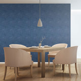 Blue Peel and Stick Texture Peel and Stick Removable Wallpaper 3398
