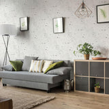 Black and White Concrete Texture Peel and Stick Removable Wallpaper 2469