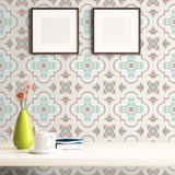 Aqua Global Tile Adhesive Peel and Stick Removable Wallpaper 3697