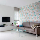 Beige and Grey Striped Nautical Peel and Stick Removable Wallpaper 9627