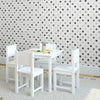 Black and Grey Geometric Baby Peel and Stick Removable Wallpaper 5239