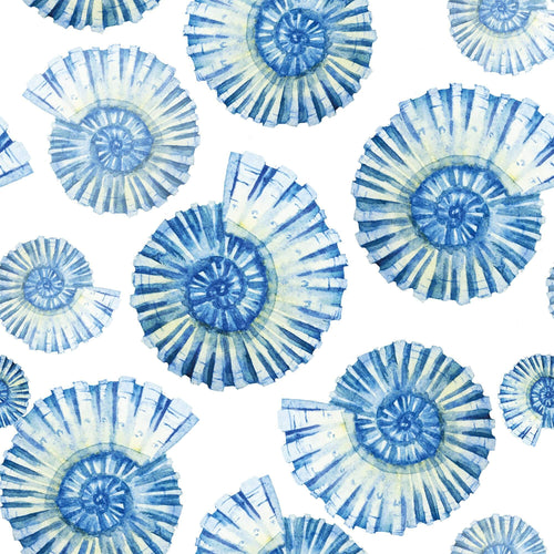 Blue and White Nautical Peel and Stick Removable Wallpaper 6285