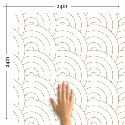 Black and White Curve Peel and Stick Removable Wallpaper 3218