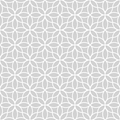 Grey Lattice Peel and Stick Removable Wallpaper 6492