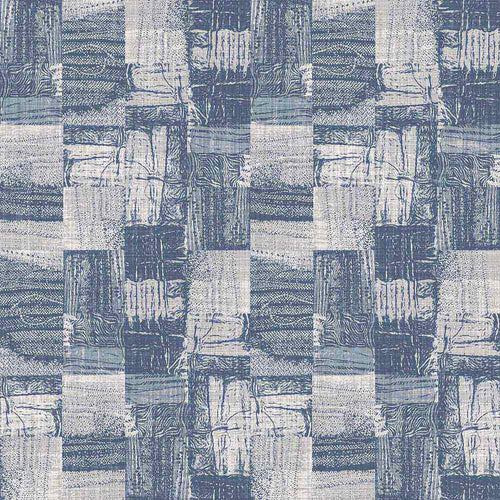 Blue Linen Peel and Stick Removable Wallpaper 8658